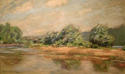The Seine at Port-Villez (A Gust of Wind) by Claude Monet